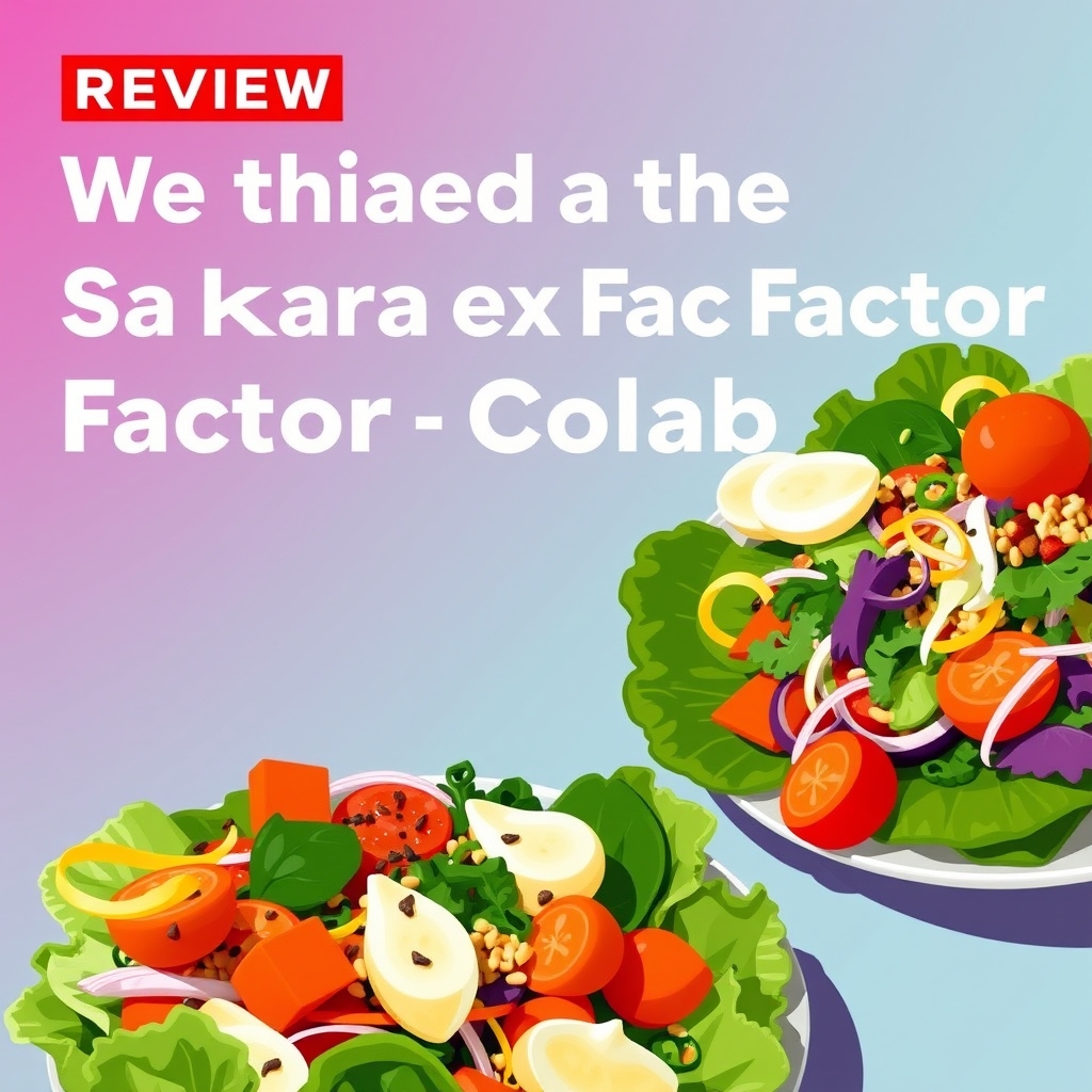 Review: We Tried the Sakara x Factor Collab Salads